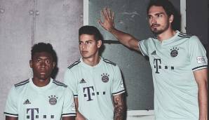 Der FC Bayern sorgte mit dem neuen Auswärtstrikot für Kontroversen. Der aschgrün-lilane Look ist auf jeden Fall gewöhnungsbedürftig.