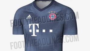 Das dritte Trikot des FC Bayern ist noch nicht offiziell, soll aber wohl so aussehen.