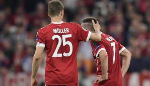 FC BAYERN MÜNCHEN: Thomas Müller und Franck Ribery
