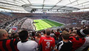 Platz 6 - Eintracht Frankfurt: 50.000 Mitglieder.