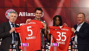 2016/17: Mats Hummels von Borussia Dortmund und Renato Sanches von Benfica Lissabon zum FC Bayern München für jeweils 35 Millionen Euro.