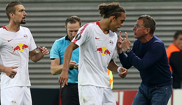 Leipzig-Trainer Ralf Rangnick hat sich zur Suspendierung von Jean-Kevin Augustin und Nordi Mukiele geäußert.