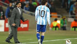 Lionel Messi und Diego Maradona sind die größten Spieler, die Argentinien hervorgebracht hat.