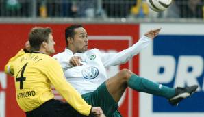Platz 7: Fernando Baiano (VfL Wolfsburg) - alle 112,73 Minuten ein Bundesligator (insgesamt: 11)