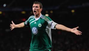 Platz 20: Edin Dzeko (VfL Wolfsburg) - alle 135,58 Minuten ein Bundesligator (insgesamt: 66)