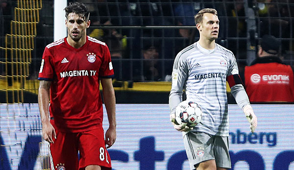 Fassungslose Gesichter beim FC Bayern München: Paco Alcacer hatte gerade das 3:2 für den BVB erzielt.