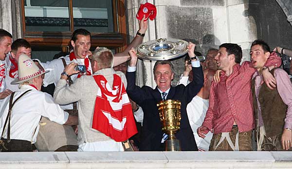 Trat 2008 beim FC Bayern mit dem Gewinn des Doubles aus Meisterschaft und DFB-Pokal ab: Ottmar Hitzfeld.
