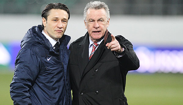 Niko Kovac (l.) und Ottmar Hitzfeld arbeiteten einst zusammen bei den Bayern.