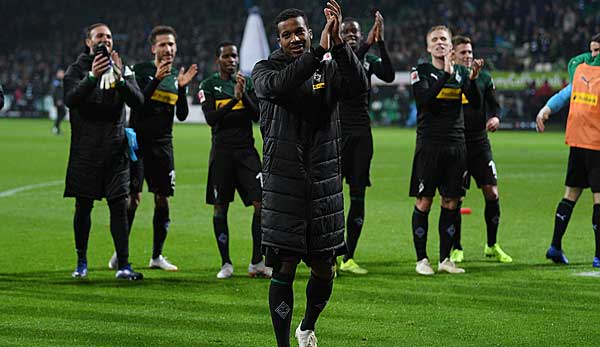 War gegen Werder Bremen mit drei Treffern der Matchwinner für Borussia Mönchengladbach: Frankreichs künftiger Nationalstürmer Alassane Plea.