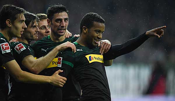 Kam für die Rekordsumme von 23 Millionen Euro und erzielte bereits acht Saisontore für Borussia Mönchengladbach: Alassane Plea.