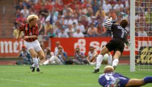 Platz 7: Lothar Sippel für Eintracht Frankfurt in der Saison 1991/92 - 6 Tore