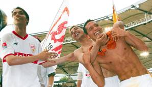 Platz 2: Ioan Viorel Ganea (M.) für den VfB Stuttgart in der Saison 2002/03 - 9 Tore