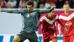 Robert Lewandowski und der FC Bayern stehen im Finale des Telekom Cups.