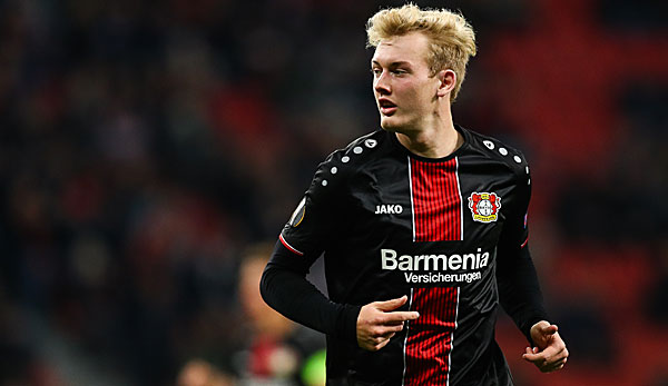 Julian Brandt will mit Bayer Leverkusen noch in die Champions League kommen.