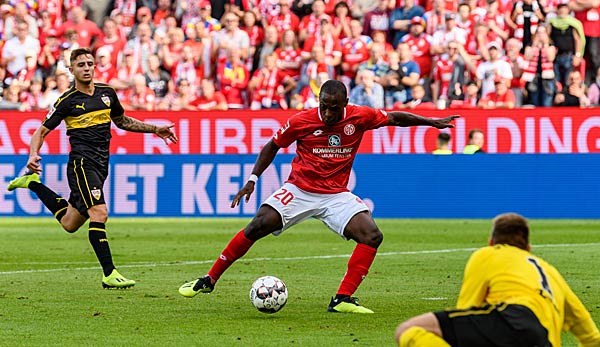 Anthony Ujah erzielte im Hinspiel den Siegtreffer für die Mainzer.