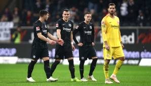 Platz 7: Eintracht Frankfurt - 3 Gegentore durch Konter.