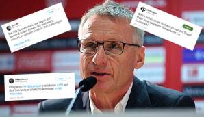 Der VfB Stuttgart trennt sich von Sportvorstand Michael Reschke. Eine Konsequenz der sportlichen Talfahrt der Schwaben und eine Entscheidung, die in den sozialen Medien hohe Wellen schlägt. SPOX fasst die Netzreaktionen zum Paukenschlag zusammen...
