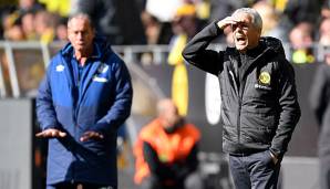 Bezeichnete die aktuelle Handspielregelung als "Skandal": BVB-Trainer Lucien Favre.