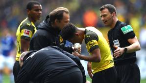 Auch die Schalker Fans benahmen sich während des Spiels daneben. Sancho wurde von einem Wurfgegenstand am Kopf getroffen.