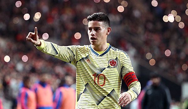 James Rodriguez führt Kolumbien bei der Copa America als Kapitän auf den Platz.