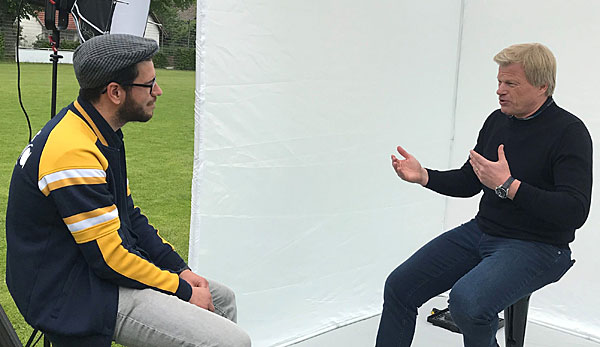 Mario Rieker (Bild) und Martin Volkmar trafen Oliver Kahn zum Interview.