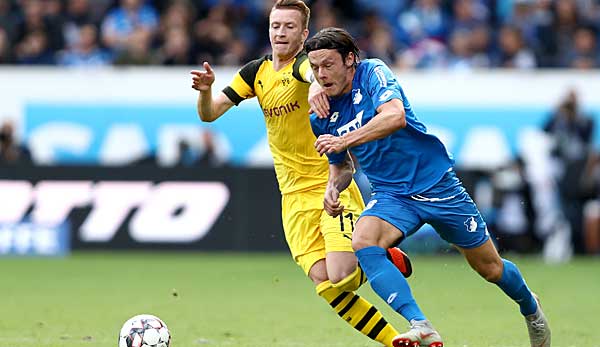 In der kommenden Saison wohl beide im schwarz-gelben Dress: BVB-Kapitän Marco Reus und Hoffenheims Nico Schulz.