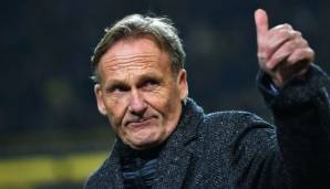 Hans-Joachim Watzke von Borussia Dortmund ist sehr zufrieden mit Trainer Lucien Favre.