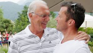 Franz Beckenbauer (l.) und Lothar Matthäus verbindet eine jahrelange Freundschaft.