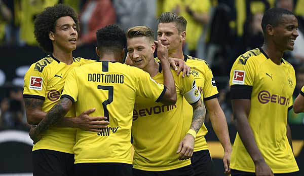 Der BVB hatte in dieser Saison bisher viel zu jubeln - mit sechs Punkten steht Dortmund an der Spitze der Tabelle.