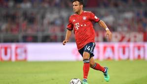 Platz 3: Juan Bernat (FC Bayern München) - 90,48 Prozent (76 Spiele)