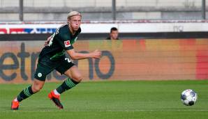 Xaver Schlager im Trikot des VfL Wolfsburg