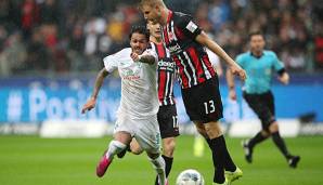 Zwischen SV Werder Bremen und Eintracht Frankfurt ging von Beginn an zur Sache.
