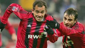 Dimitar Berbatov und Franca spielten zwischen 2002 und 2005 gemeinsam bei Bayer Leverkusen.