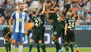 6. Platz: VfL Wolfsburg - 1,2 Punkte pro Auswärtsspiel (213 Zähler/173 Spiele).