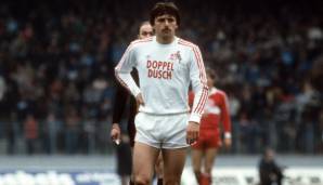 Platz 6: Klaus Allofs (1. FC Köln) - 11 Tore in der Saison 1984/85 (Saisontore: 26)