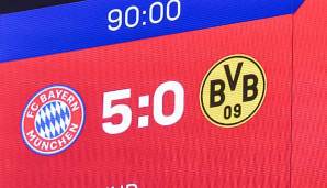 Das letzte BVB-Debakel in München: Durch ein 0:5 verlor Dortmund im April 2019 die Tabellenführung an den FC Bayern und in der Folge den Kampf um die Deutsche Meisterschaft.