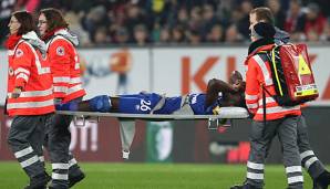 Salif Sane verletzte sich bei einer Partie in Augsburg.