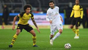Platz 9 – Axel Witsel (Borussia Dortmund) im Dezember 2018 gegen Werder Bremen: 66 Pässe ohne Fehlpass.