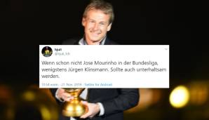 Jose Mourinho hat bei den Tottenham Hotspur unterschrieben. Na und?! Die Bundesliga hat jetzt Jürgen Klinsmann zurück!