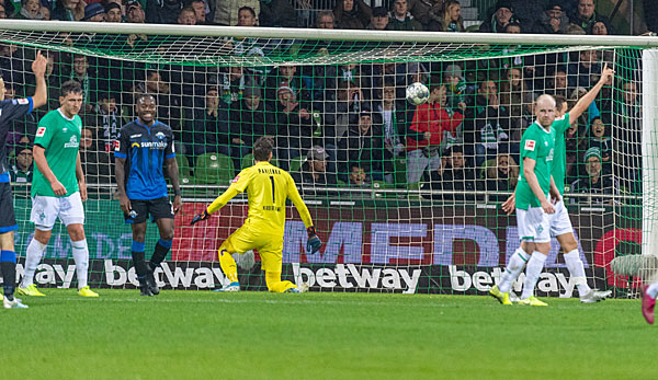Werder Bremen verlor durch ein Tor in der Nachspielzeit.