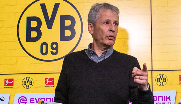 BVB-Trainer Lucien Favre wird bei der Pressekonferenz dabei sein.