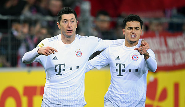 Lewandowski brachte den FC Bayern mit 1:0 in Führung.