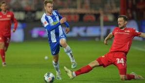Platz 25: Lukas Klünter (Hertha BSC) - 24 mal gefoult worden.