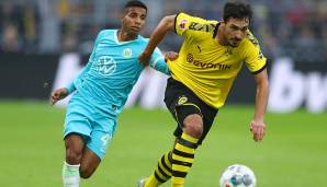 Platz 1: Mats Hummels (Borussia Dortmund) - 63,53 Prozent seiner 129 Zweikämpfe gewonnen.
