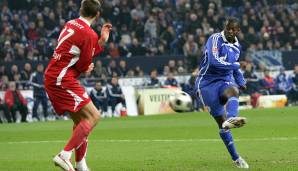 Platz 7: Ze Roberto II (FC Schalke 04) am 3. Februar 2008 gegen den VfB Stuttgart - 105 Sekunden.