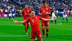Das Hinspiel zwischen Bayern und Schalke gewann der Rekordmeister durch drei Tore von Robert Lewandowski