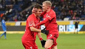 Florian Niederlechner und Philipp Max sind die beiden Topscorer des FC Augsburg.