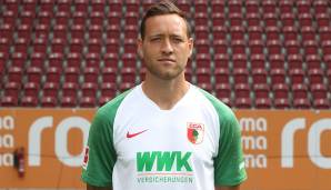 Rang 13: Julian Schieber (FC Augsburg) - 12-mal ohne Einsatz auf der Bank