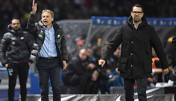 Gingen im Streit und mit ordentlich Getöse auseinander: Ex-Trainer Jürgen Klinsmann und Hertha-Manager Michael Preetz.