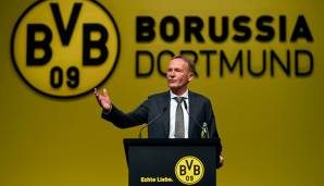 Hans-Joachim Watzke, der Geschäftsführer von Borussia Dortmund, geht nicht davon aus, dass wir in naher Zukunft Fußballspiele im Stadion verfolgen werden.